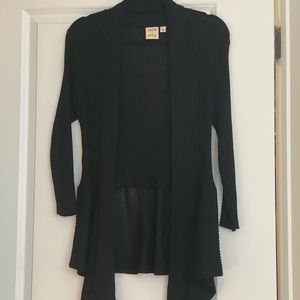 NWOT Truth + Style Women's Sweater Rib Knit Open Front Cardigan